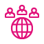 Global Business Outline - pink_agreement,people,globe,networking,deal,collaboration,globe grid