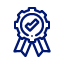 Quality Control Outline - navy_checkmark, badge, approval, quality, verified, certification, assurance, standard