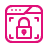 Security PINK_website, padlock, safety, protection, security