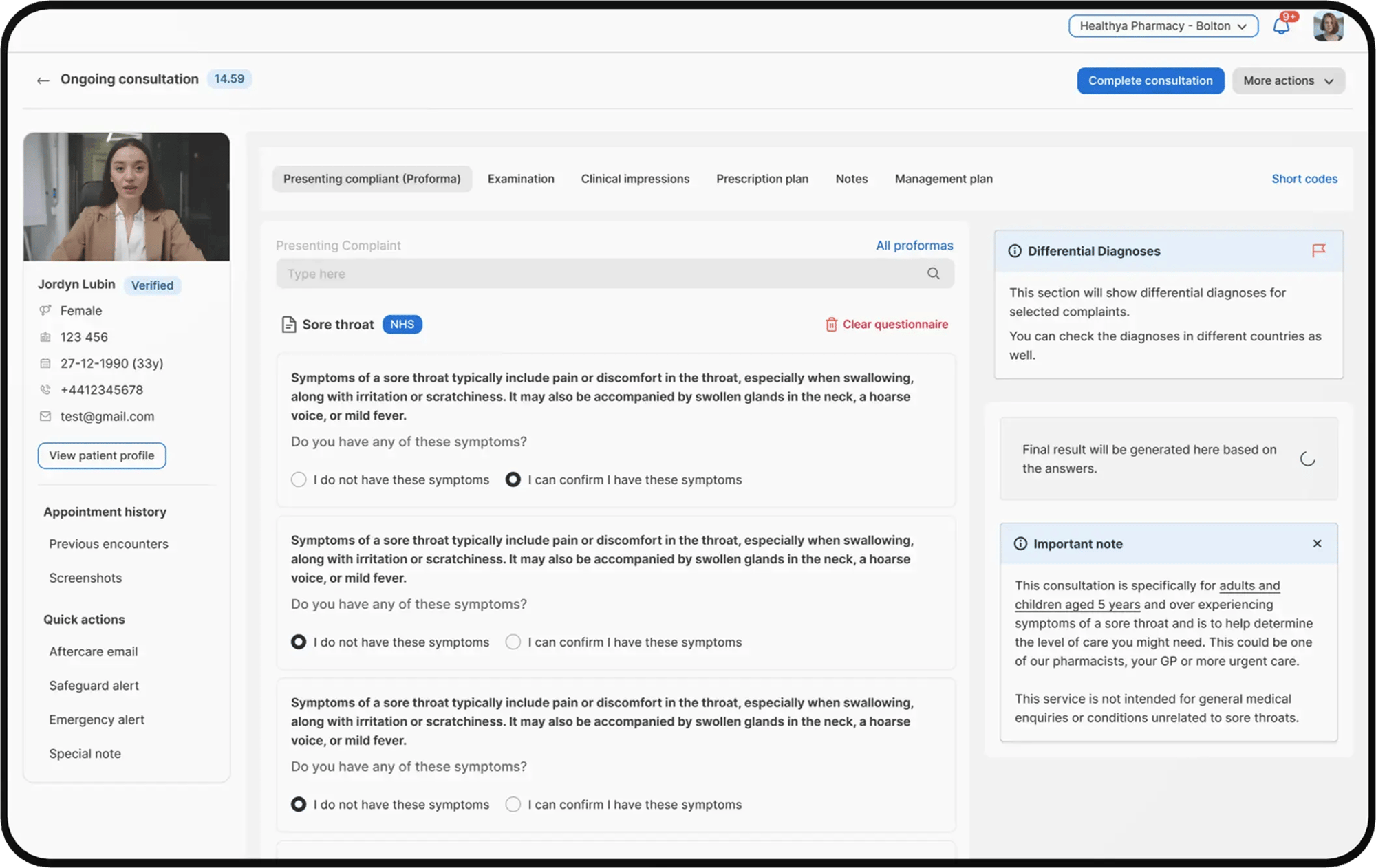 Healthya ConX platform