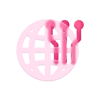 Pink Glass Icon World Integration