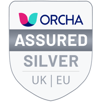 ORCHA Assured Badge - Regional Silver - UK & EU 1080x1080